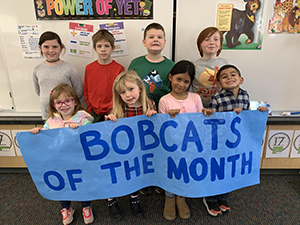 Bobcat of the month award recipients