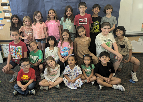 Principal Compliment Celebration group of students for September 2024